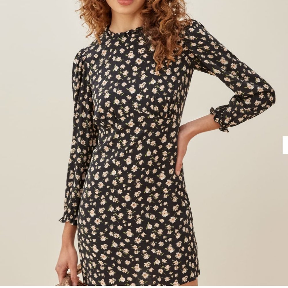 Reformation Leora Dress in Hailey Print - Size 0 NWT